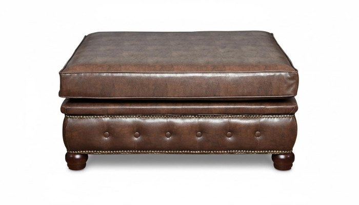 Voetenbank Club Lounge Kruk Chesterfield Textiel Ottomaans Ontwerp Ottomaanse Stof