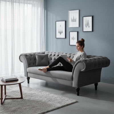 Bankstel 2-zits Designbanken Beklede Moderne Stoffen Zitbanken Tweezits leer nieuw