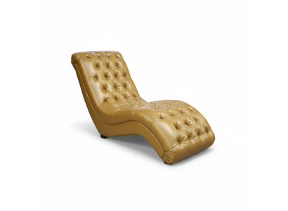 Chesterfield ligstoelbank Chaiselongues Bank Lounge Club Decoratie Relax Ligbank Leder
