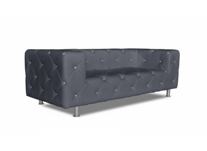 Driepersoons bank gestoffeerde ontwerp bank 3-zits banken kamer Chesterfield grijs Nieuw