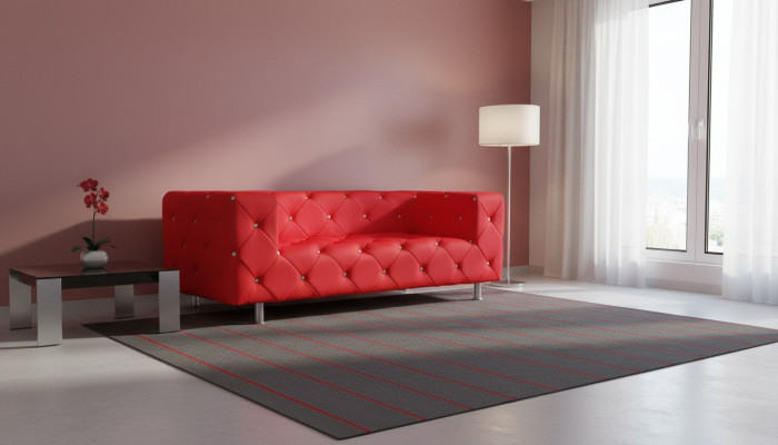 Driedelige design bank bank bekleding bank stoffen bank modern ontspannen club 3-zits