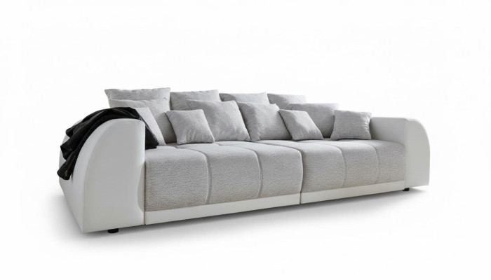 Sofa Bank 310cm Gestoffeerde Banken 5-zits Stof grote xxl Woonkamer Bankstellen