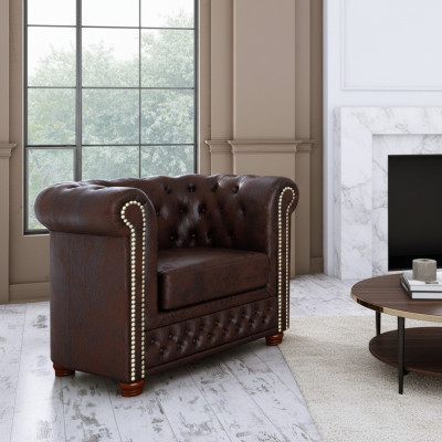 Fauteuil Design Bank Bank Sofa Relax Lounge Club Bekleding Luxe Zitter Tv