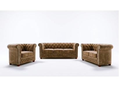 Chesterfield bankstel 3+2 zits bank bank bank bank bankstellen