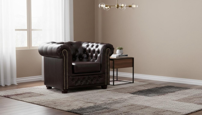 Chesterfield fauteuil tv-bank 1-zitsbank textiel lederen banken stoffering