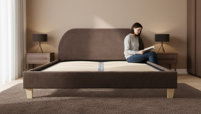Luxe textiel ontwerp gestoffeerde bedden dubbel modern bed Huwelijk Exclusief