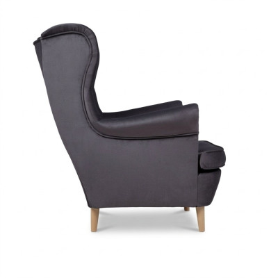 Chesterfield oorfauteuil fauteuil bank bank bekleding zitten lounge ontspannen grijs