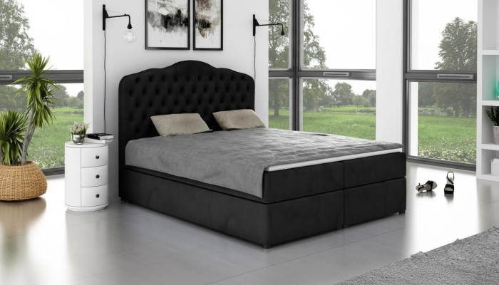 Ontwerper bed Chesterfield Hotelbedden Tweepersoons Slaapkamer Luxe