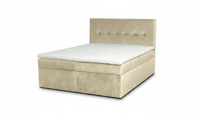 Ontwerp Chesterfield bedden bed tweepersoonsbed hotel luxe 180x200 dubbel textiel.