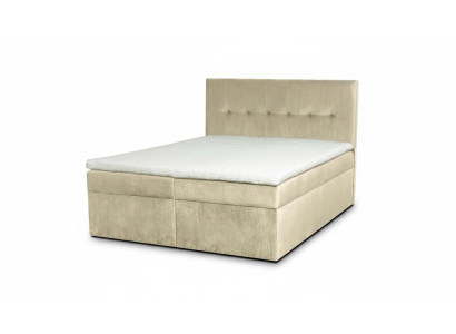 Ontwerp Chesterfield bedden bed tweepersoonsbed hotel luxe 180x200 dubbel textiel.