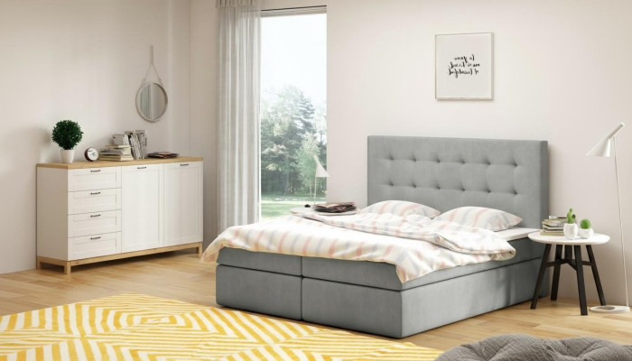 Bed Chesterfield Design Deco Luxury Hotel Beds 180x200cm Bedroom