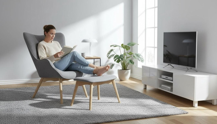 Fauteuil TV bank Bank Houten 1-zits bank Bekleding Woonkamer