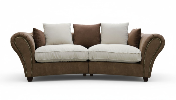 Bankstel van 4 zits stoffen banken Luxe bank banken grote bekleding luier 265cm.