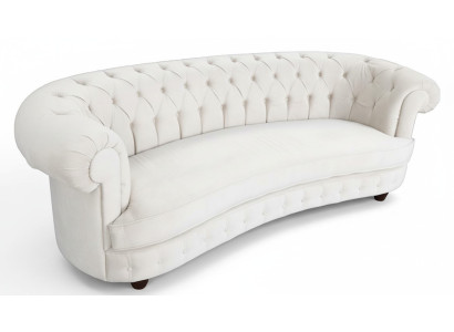 Chesterfield 3-zits designer gestoffeerde bank bank banken banken textiel stof Nieuw