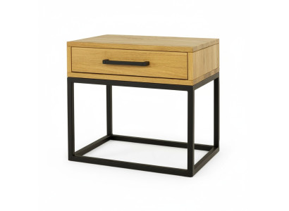 Nachtkastje Nachtkast Ladenkast Bijzettafel Console Hout Metaal Consoles Nieuw