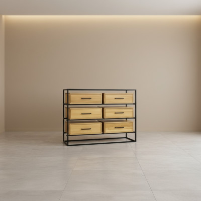 Ontwerp Commode Kast Plank Authentiek Hout Side Low Board