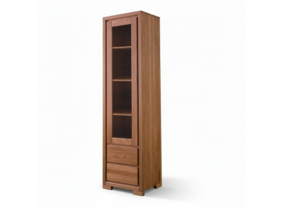 Klassieke vitrinekast woonkamer vitrines kasten design echt hout.