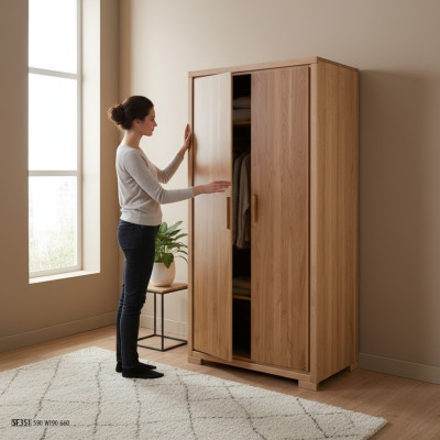 Kledingkast Slaapkamer Kast Design Luxe Kasten Plank Hout Massief Nieuw