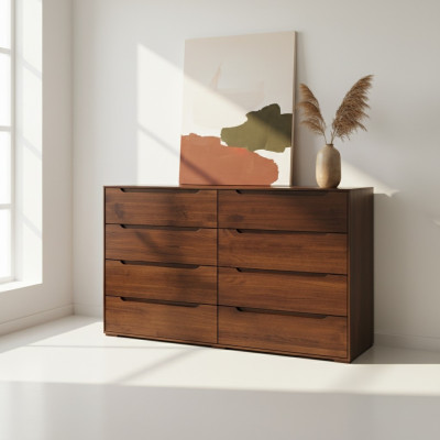 Echt houten dressoir Massief houten meubels Laden massief hout Massief rek Kast Nieuw
