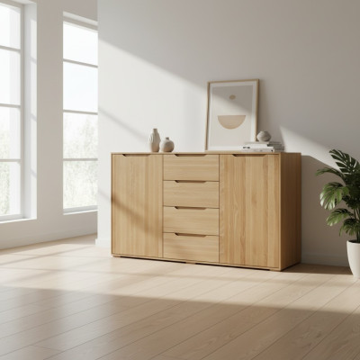 Ontwerp commode massief hout dressoirs kast echt hout kasten dressoir kast