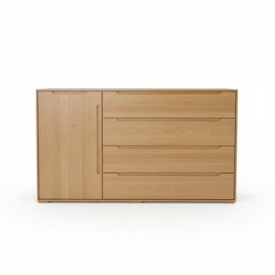 Kommode 150cm Sideboard Schrank Dressoir houten kast Meubels Laden Massief hout