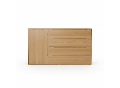 Kommode 150cm Sideboard Schrank Dressoir houten kast Meubels Laden Massief hout