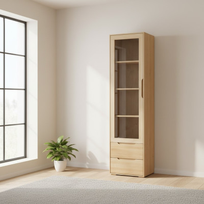 Massieve Vitrine Echt Handwerk Massief Houten Kast Houten Kasten Glasvitrines
