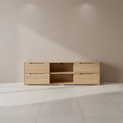 rtv dressoir Houten dressoir Dressoirs Woonkamer commodes Massieve meubels 150cm
