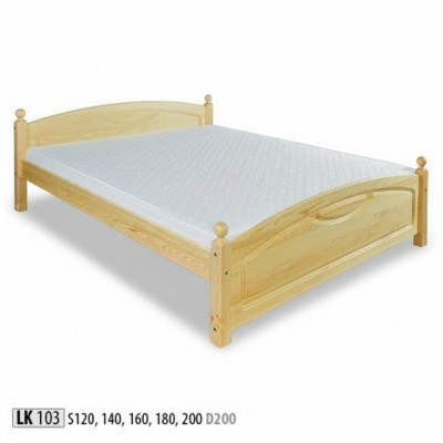 Houten bed Echt houten bed Bedden Slaapkamer Hotel 200x200 Stijl Massief meubilair