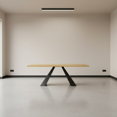 Eettafel van hout, tafels voor woon- en eetkamer, massief hout 240x100cm eettafels massief.
