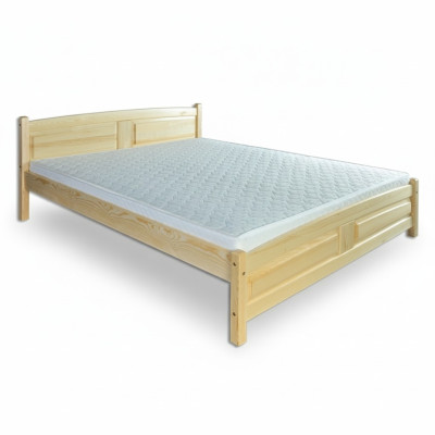 Bed 200x200cm massief houten bedframe tweepersoonsbed