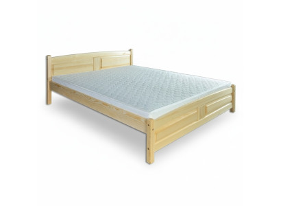 Bed 200x200cm massief houten bedframe tweepersoonsbed