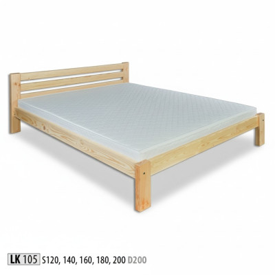 Houten bed lattenbodem tweepersoonsbed massief houten meubels houten meubels handgemaakt 200*200 cm