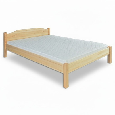 Houten bed Echt houten bed Hotel 200x200 Stijl Massief meubilair Slaapkamer