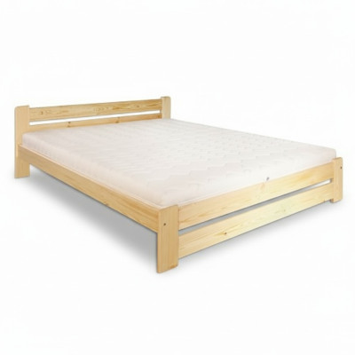 Massief houten bed 200x200 tweepersoonsbed massief grenen Echt houten bed massief houten bed nieuw