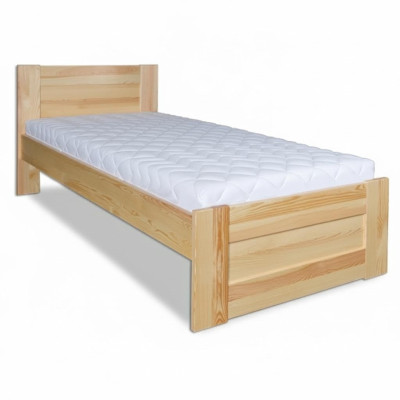 Bed Hout Massief Slaapkamer Bedden 100x200cm Eenpersoonsbed Massief meubilair Meubels