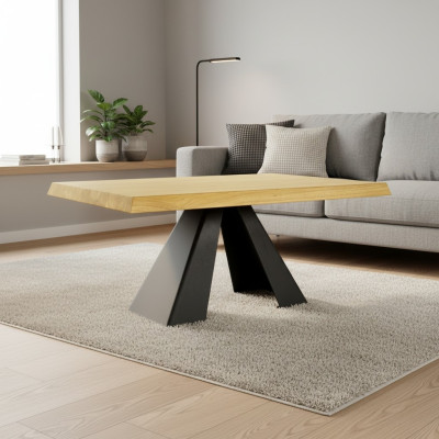 Ontwerp salontafel woonkamertafel bijzettafel massief hout hout