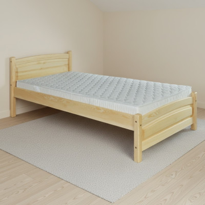 Massief houten bed van grenenhout bedframe 100x200 massief hout logeerbed handgemaakt nieuw