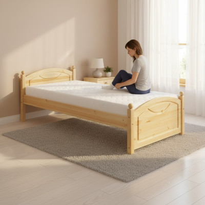 Bed kinderbed grenen kinderbed massief houten houten bed 100x200 met houten frame