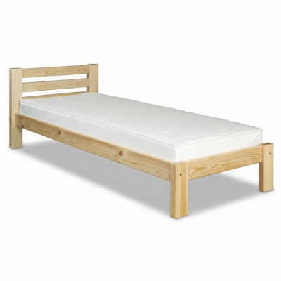 Bed Eenpersoonsbed Grenen bed Grenen massief houten bed 100x200 Bedframe Hout Nieuw