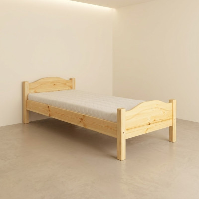 Eenpersoonsbed Tienerbed Grenenbed Grenen Massief Houten Bed 100x200 Handgemaakt Nieuw