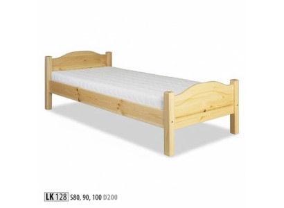 Eenpersoonsbed Tienerbed Grenenbed Grenen Massief Houten Bed 100x200 Handgemaakt Nieuw