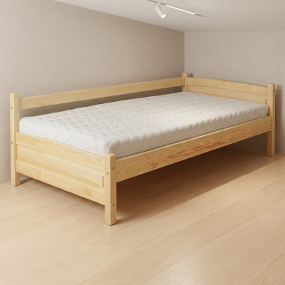 Massief houten bed grenen houten bedframe 90x200 massief hout handgemaakt nieuw logeerbed