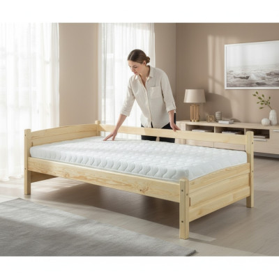 Massief houten bed grenen hout bedframe 90x200 massief hout logeerbed handgemaakt Nieuw