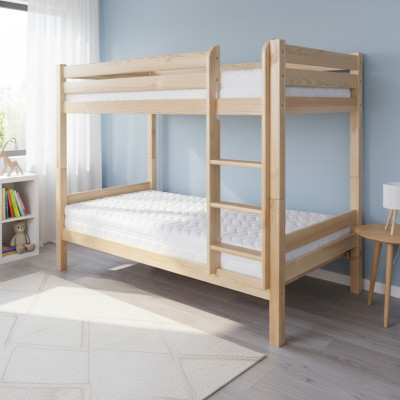 Stapelaar Hoogslaper Kinderbedden Grenen Hout Kinderkamer Massief Houten Meubels Hout Nieuw