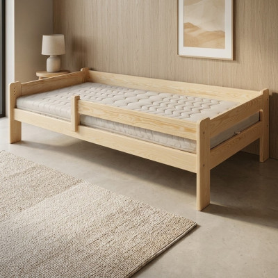 Bed kinderbed den Oostenrijkse grenen houten bed 90x200 met houten frame