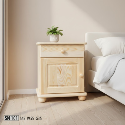 Nachtkastje Hout Nachtkastjes Tafel Consoles Massief Consoles Ladenkast Landelijke Stijl