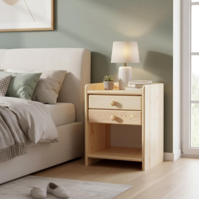 massief nachtkastje houten nachtkastjes tafelconsoles dressoir Echt houten consoles