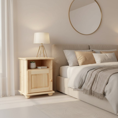 Nachtkastjes massief Houten nachtkastje Tafelcommode Echt houten consoles