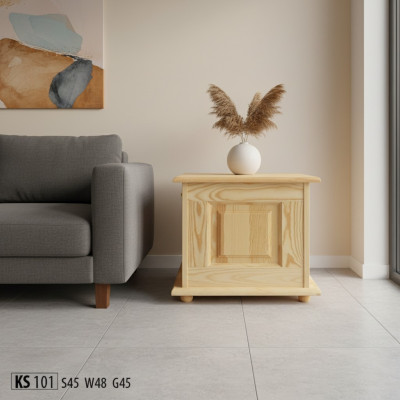 Deko Box massief houten meubels Houten meubels Handgemaakt Doos Kist echt hout 45x45cm